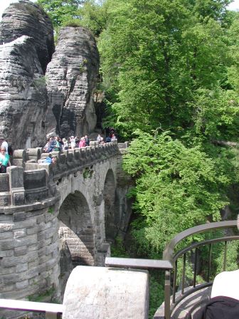 A view of the Bastei bridge